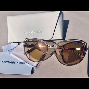 NWT Michael Kors Mirrored Cat Eye Sunglasses